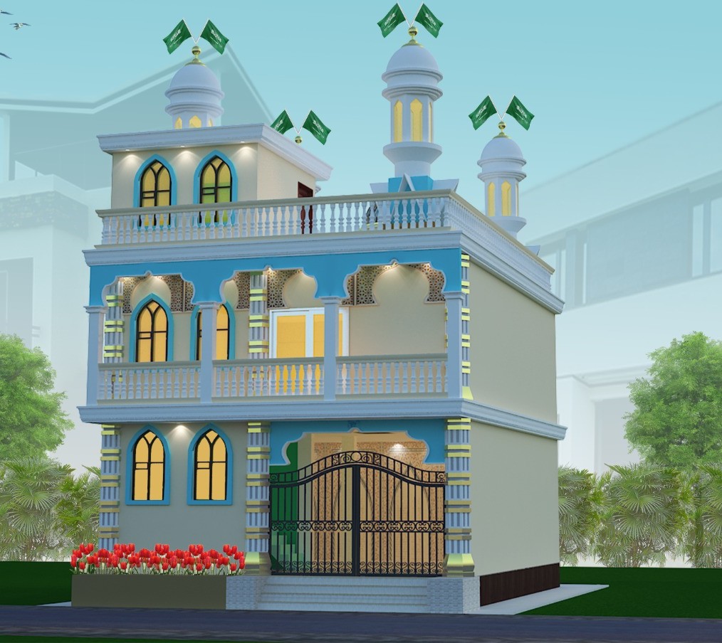 Hujra e Noor e Darood e Paak building